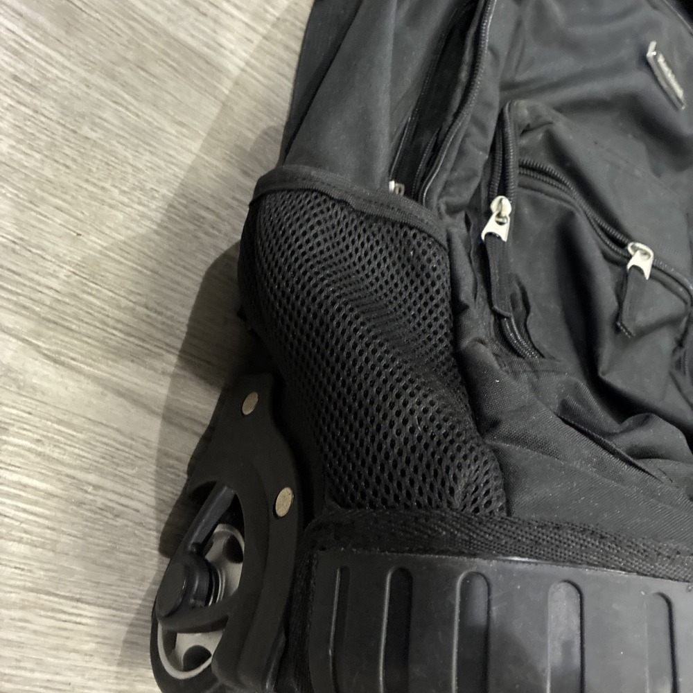 Rockland Single Handle Rolling Backpack, Black, 1… - image 5